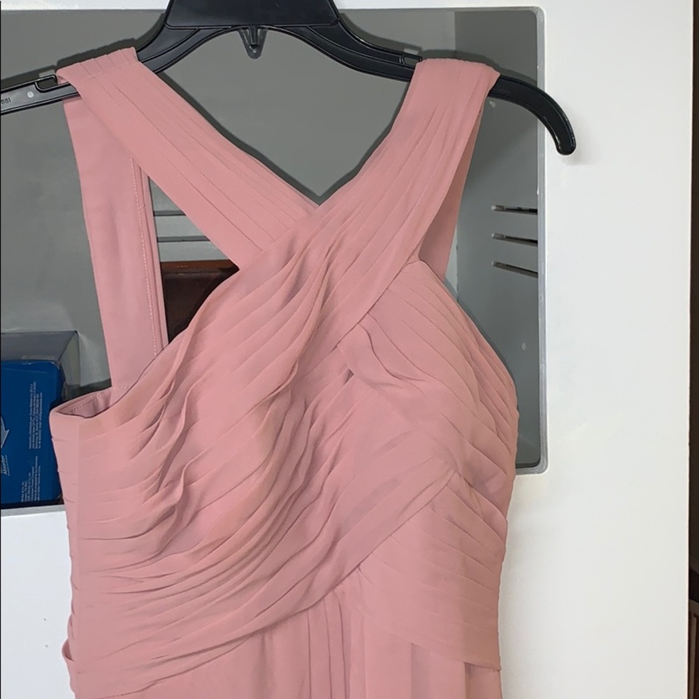 Unaltered Dusty rose bridesmaid dress